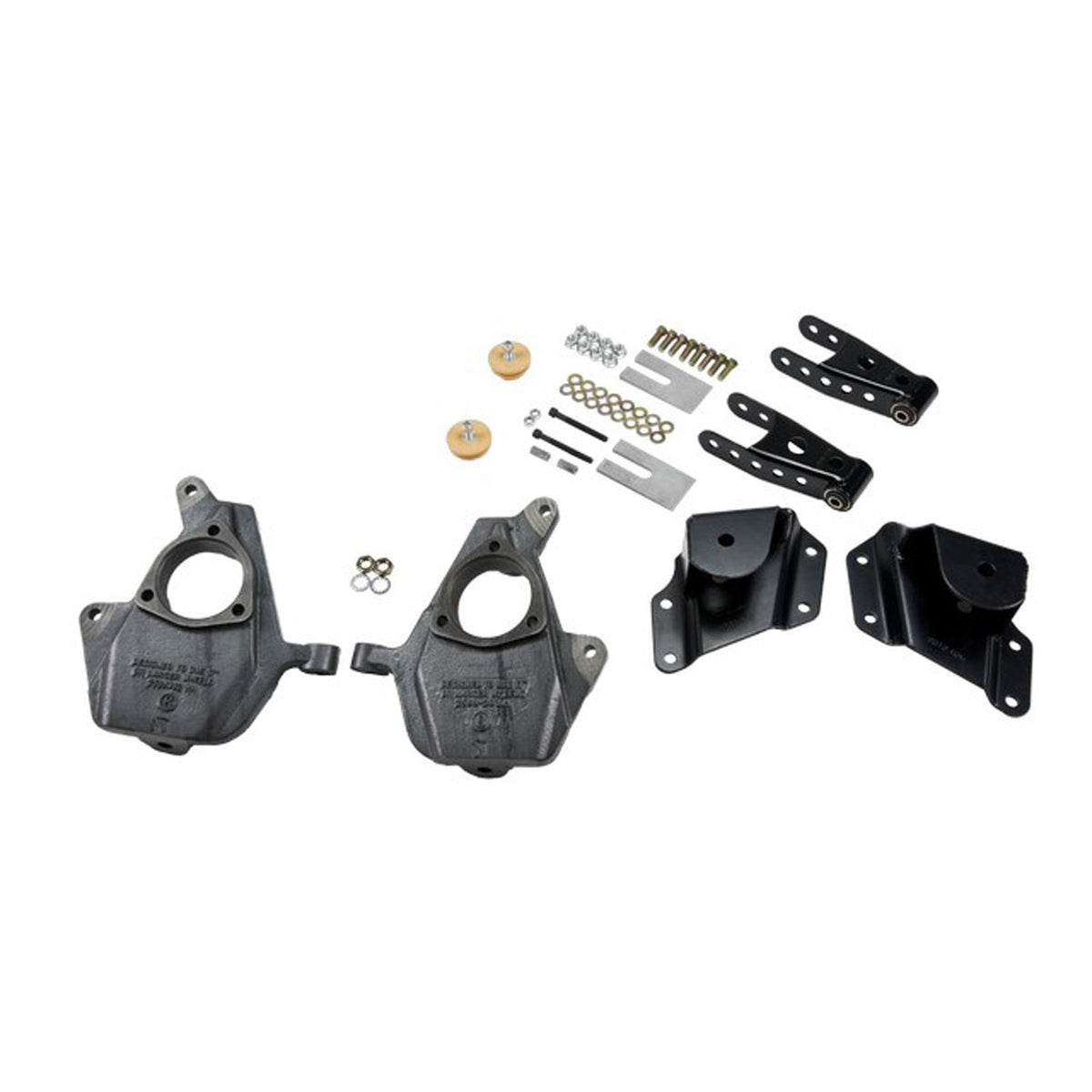Belltech Lowering Kit w/o Shocks (2" Front / 4" Rear Drop) for 2007 GMC Sierra 1500 Classic Standard Cab RWD w/Front Torsion Bars