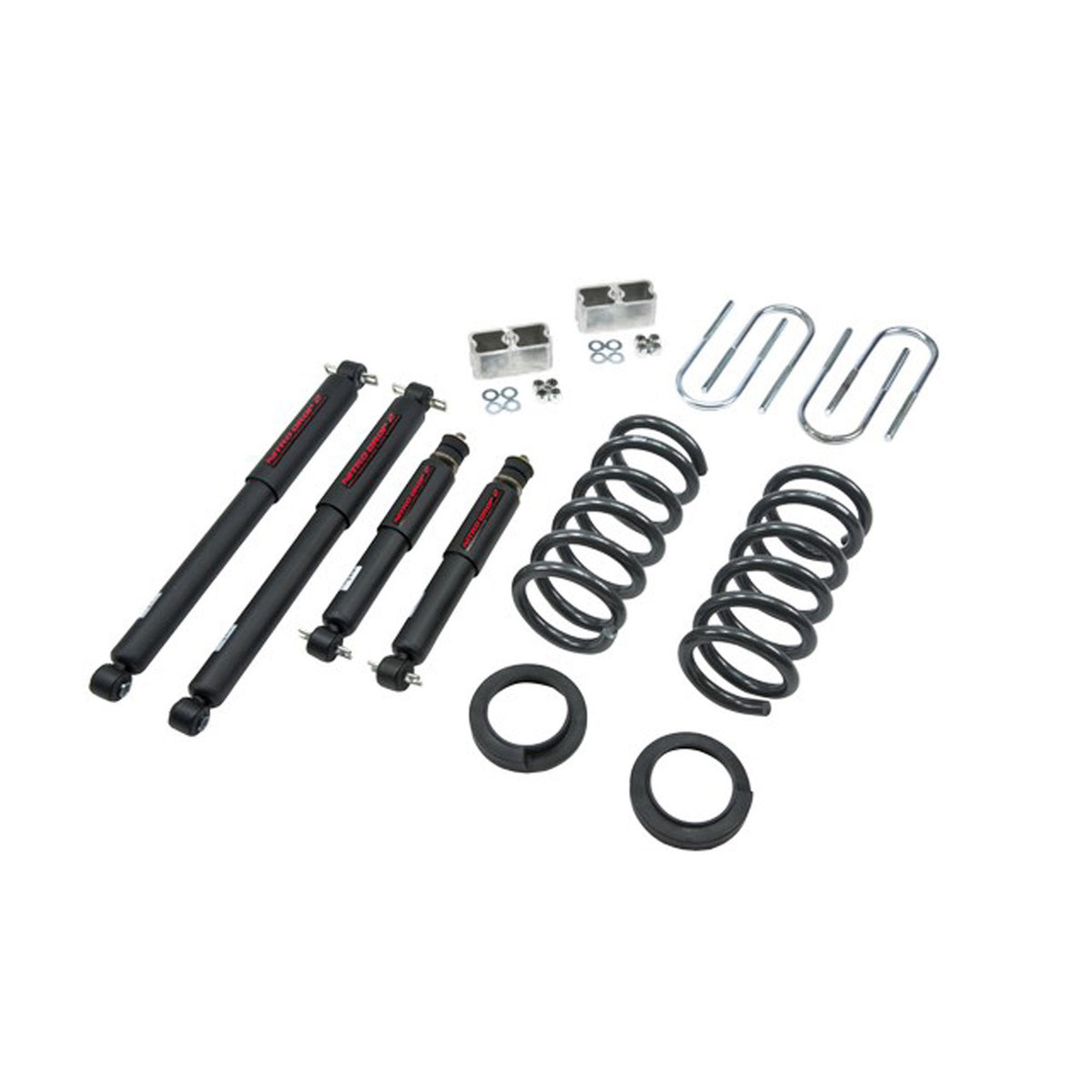 Belltech Lowering Kit w/Nitro Drop 2 Shocks (2-3" Front / 2" Rear Drop) for 1997-2000 Isuzu Hombre 6-Cyl RWD