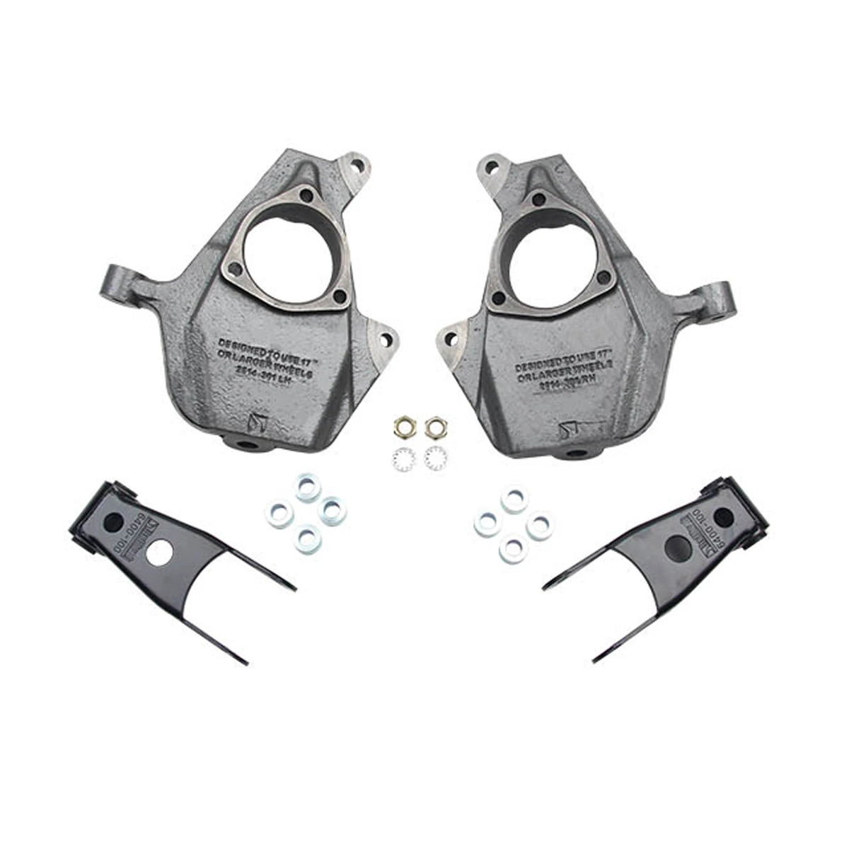 Belltech Lowering Kit w/o Shocks (2" Front / 2" or 3" Rear Drop) for 2016.5-2018 GMC Sierra 1500 w/Aluminum/Stamped Control Arms RWD/4WD w/o Autoride or Magnetic Ride