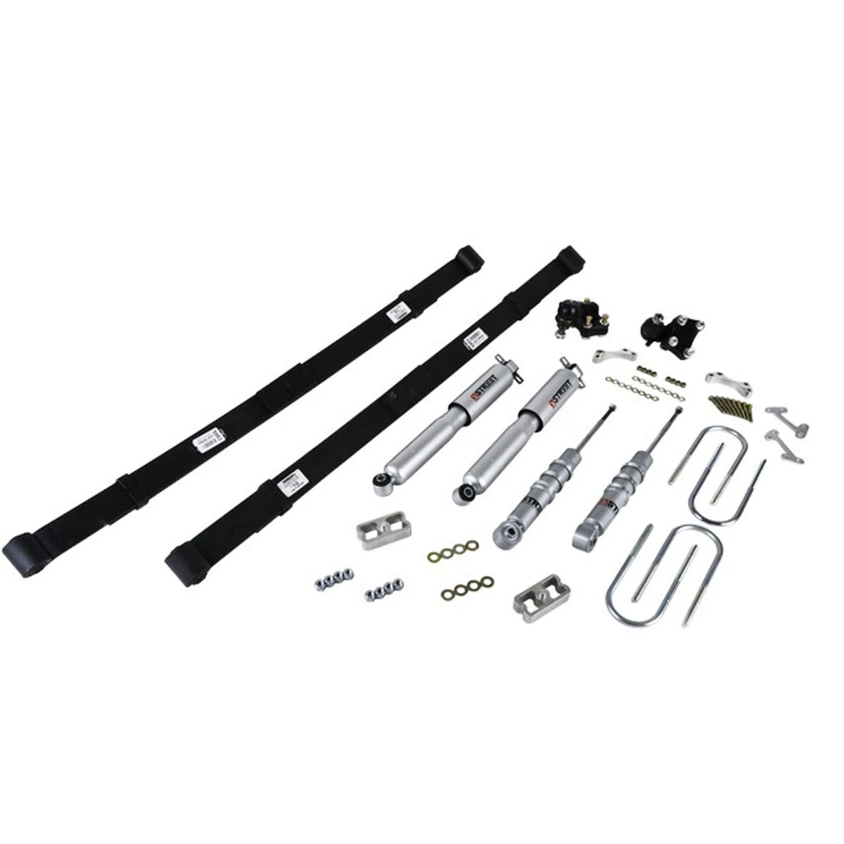 Belltech Lowering Kit w/Street Performance Shocks (2" Front / 4" Rear Drop) for 2004-2012 Chevrolet Colorado Z85 Suspension RWD