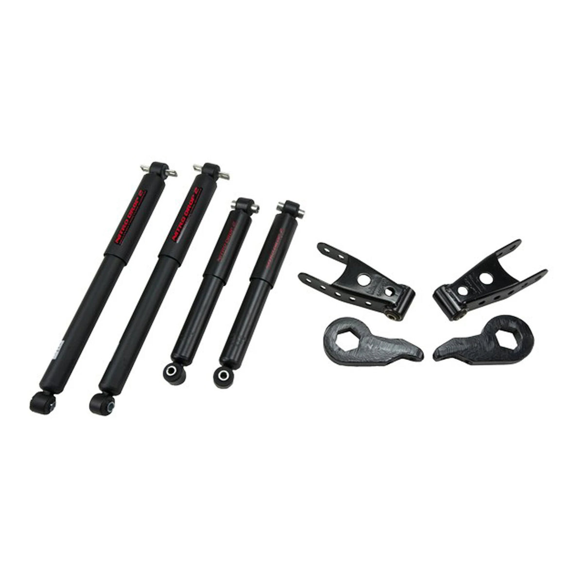 Belltech Lowering Kit w/Nitro Drop 2 Shocks (1" or 3" Front / 2" Rear Drop) for 1999 Cadillac Escalade 4WD 4-Door