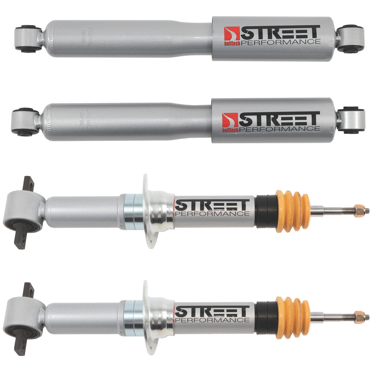 Belltech Street Performance Shock Set (Lowered) for 2019-2023 Ford Ranger RWD/4WD