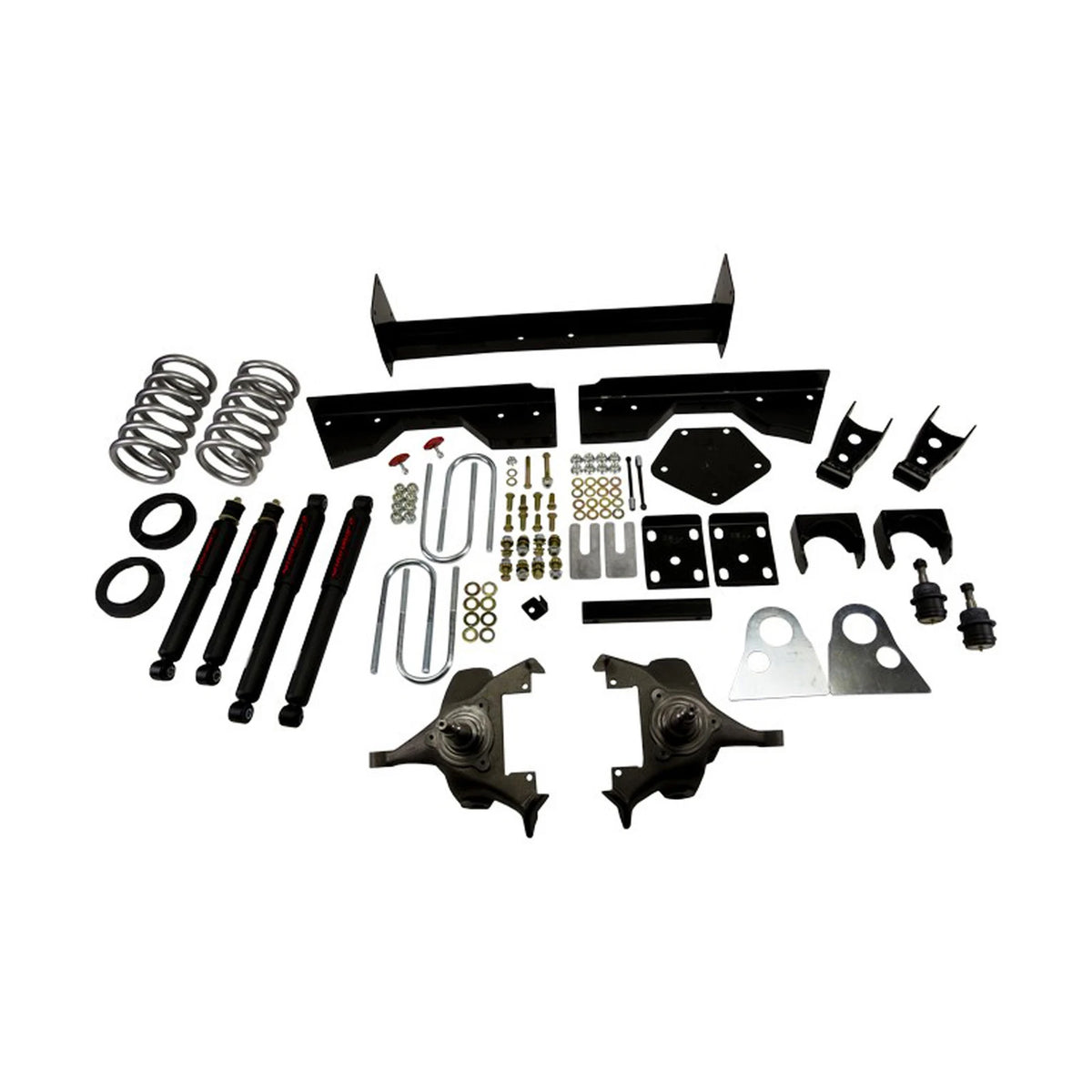 Belltech Lowering Kit w/Nitro Drop 2 Shocks (4" or 5" Front / 6" or 7" Rear Drop) for 1995-1999 Dodge Ram 1500 Extended Cab V8 Auto Trans RWD