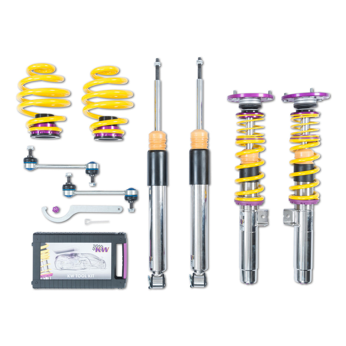 KW Suspension Clubsport 2-Way Coilover Kit for 1999-2006 BMW 3 Series 35220821 - photo 2