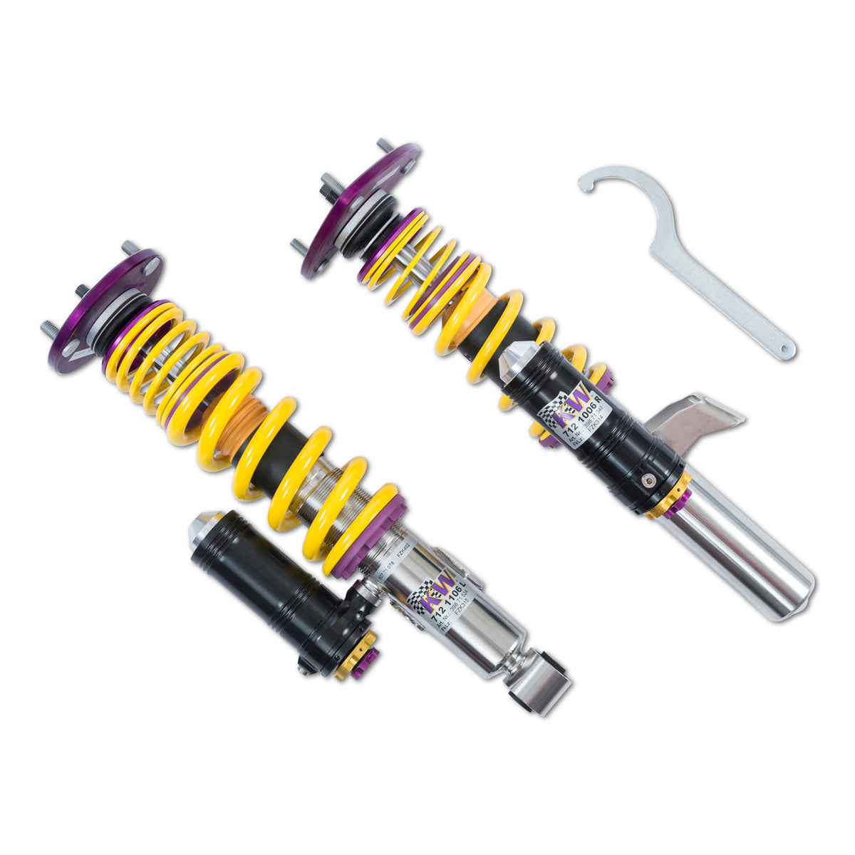 KW Variant 4 Adjustable Clubsport Coilover Kit - 2002-2005 Porsche 911 GT2 39771207
