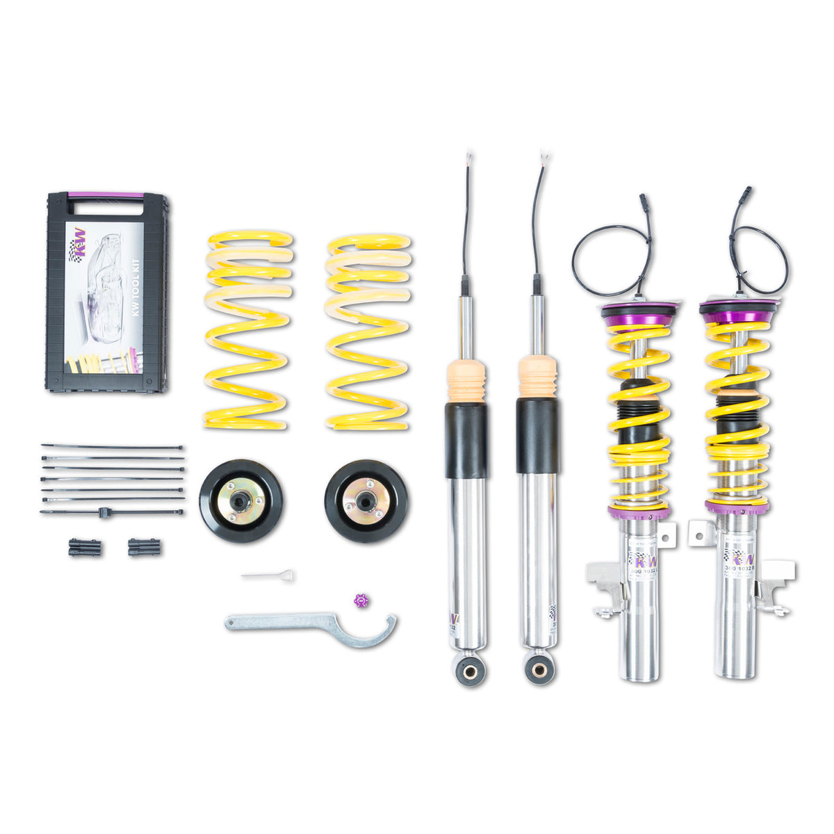 KW Suspension DDC Plug & Play Coilover Kit for 2016-2018 Ford Focus RS AWD 39030001