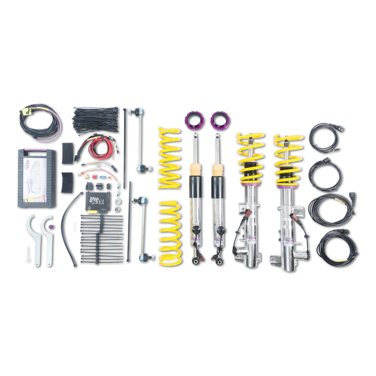 KW Suspension DDC ECU Coilover Kit for 2008-2015 Mercedes-Benz C350 (w/o Electronic Dampers) 39025003