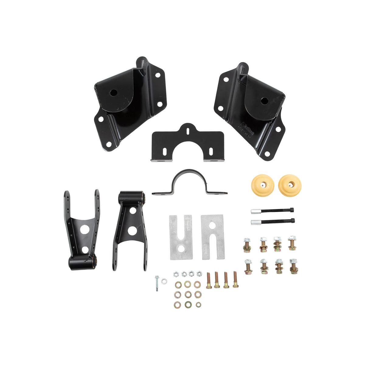 Belltech Shackle & Hanger Kit (3" Drop) for 1999-2006 GMC Sierra 1500 Extended Cab RWD/AWD/4WD Short Bed