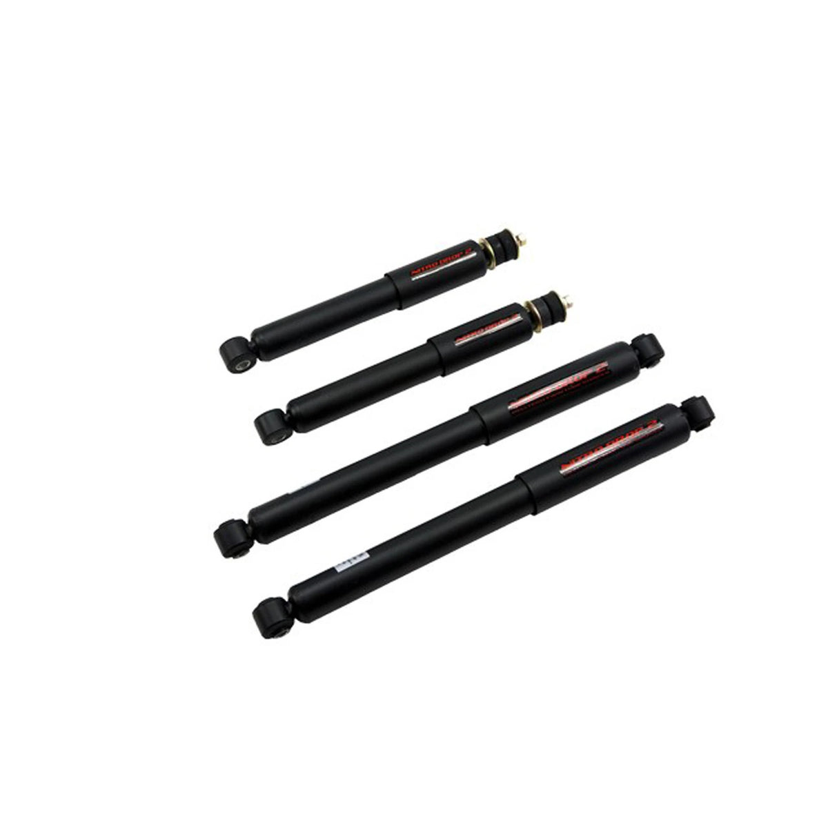 Belltech Nitro Drop 2 Shock Set (0-2" Front / 0-4" Rear Drop) for 2001-2011 GMC Sierra 2500 HD RWD