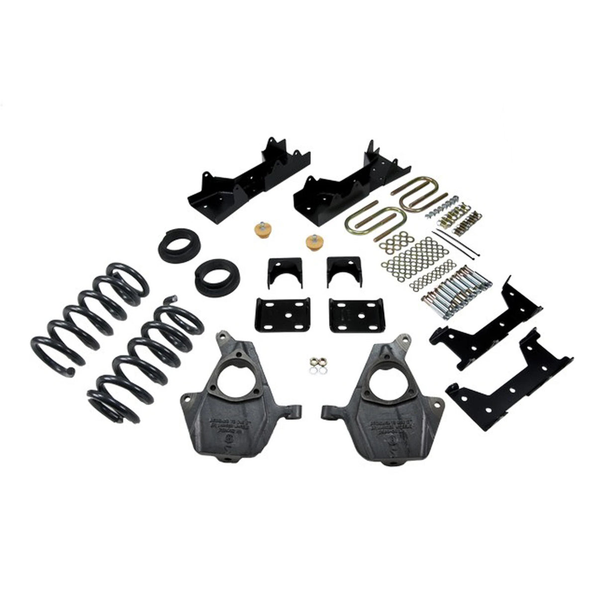 Belltech Lowering Kit w/o Shocks (4" or 5" Front / 6" Rear Drop) for 2001-2006 GMC Sierra 1500 Standard Cab RWD Short Bed w/Front Coil Springs