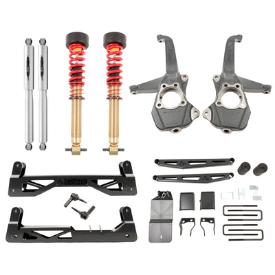 Belltech 6-8" Lift Kit (Front & Rear Trail Performance Coilovers/Shocks) for 2019-2025 Chevrolet Silverado 1500 Extended Cab/Crew Cab RWD/4WD