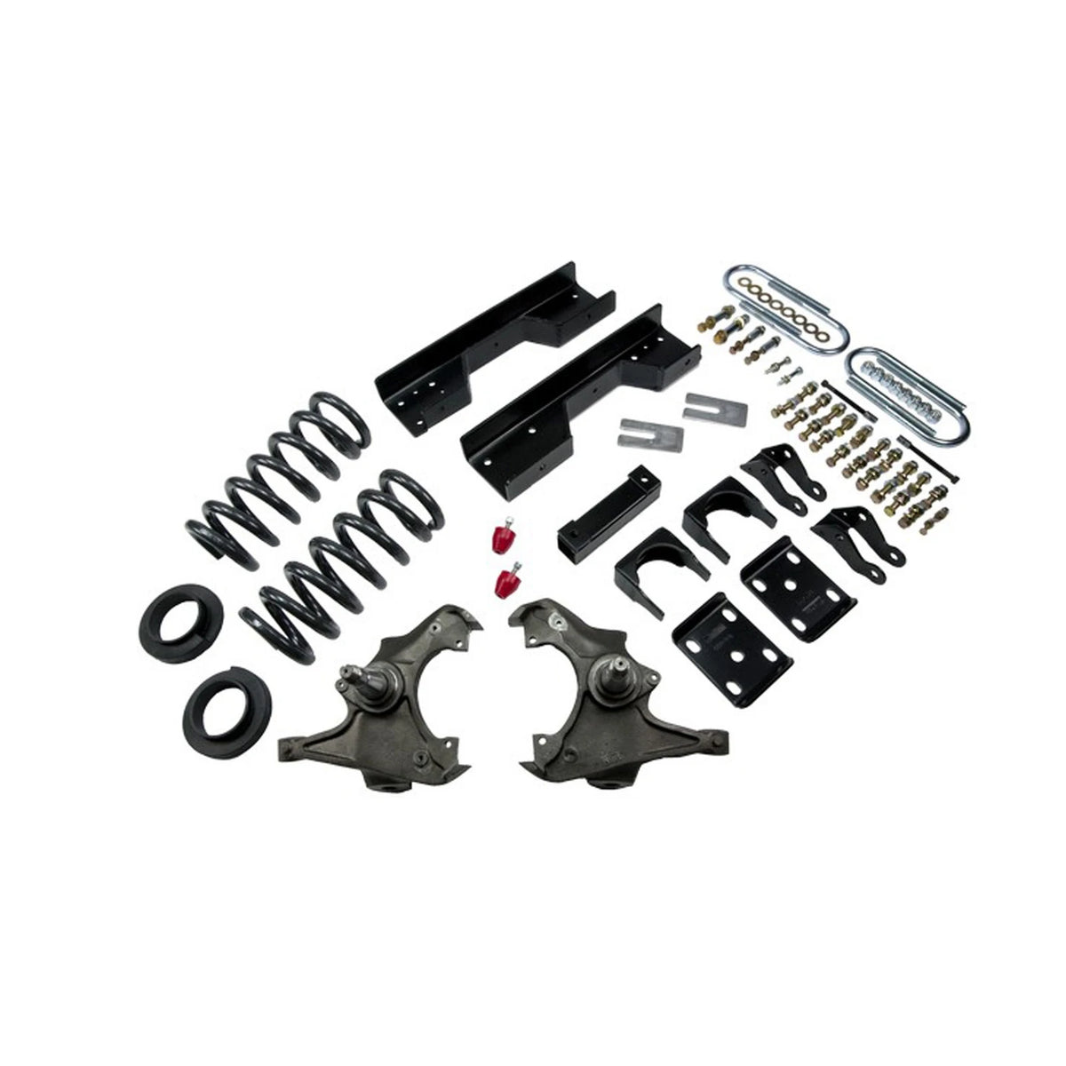 Belltech Lowering Kit w/o Shocks (4-5" Front / 8" Rear Drop) for 1990-1996 GMC C2500 Extended Cab RWD 8-Lug Single Rear Wheel