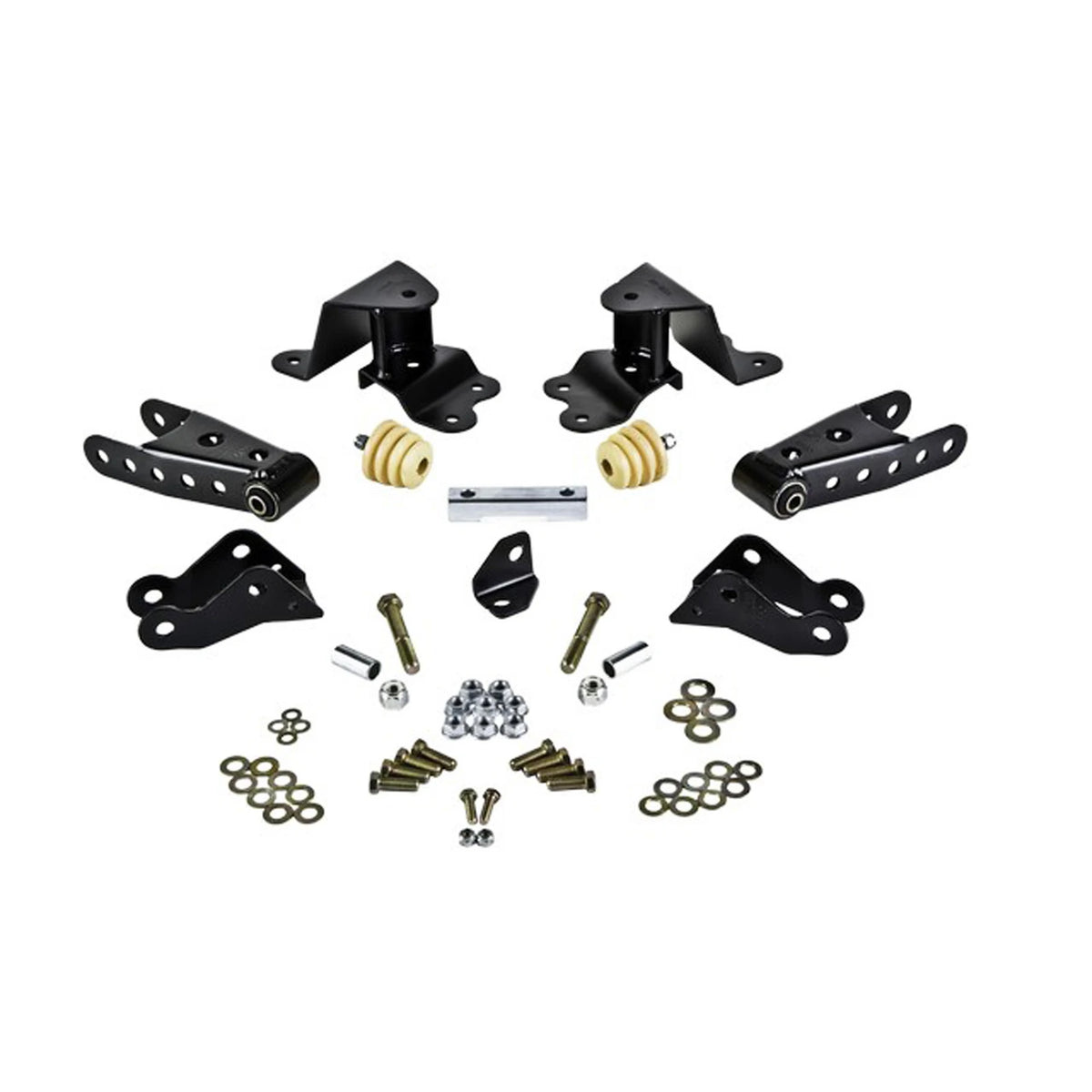 Belltech Shackle & Hanger Kit (4" Drop) for 1988-1998 Chevrolet C2500 RWD 6-Lug
