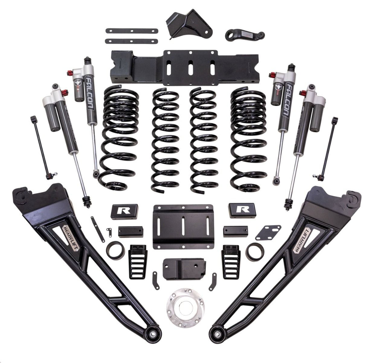 ReadyLift 6" MAX3.3 Suspension System w/Falcon 3.3 Shocks And Radius Arms for 2019-2024 Ram 2500 Standard Output Diesel 43-19642