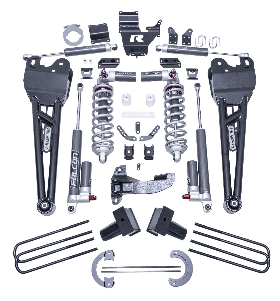 ReadyLift 4" Coilover Suspension System w/Falcon MAX3.3 Shocks And Radius Arms for 2023-2026 Ford F-250 4WD 43-23450