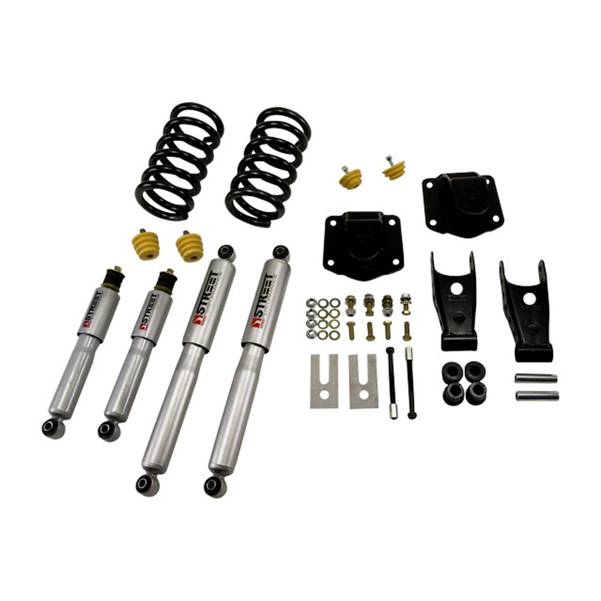Belltech Lowering Kit w/Street Performance Shocks (3" Front / 4" Rear Drop) for 1994-2002 Dodge Ram 2500 V10/Diesel RWD