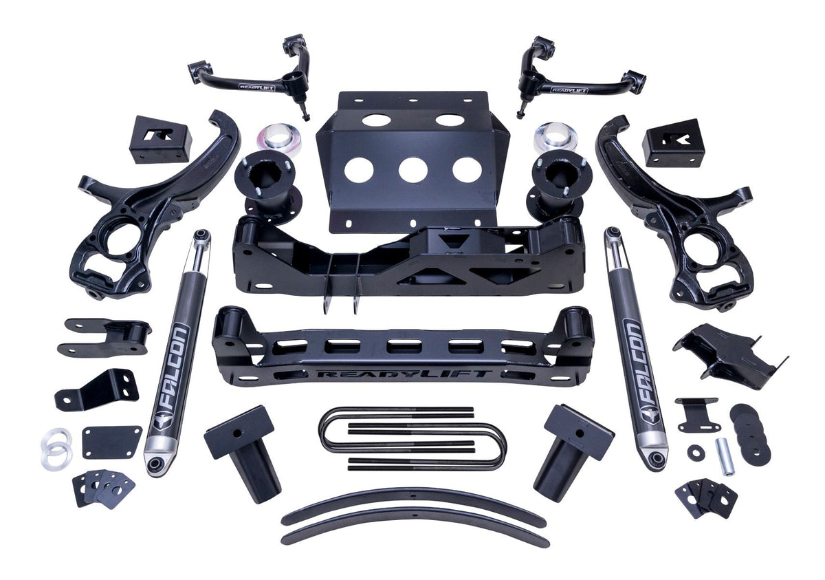 ReadyLift 6" Lift Kit w/Falcon 2.1 Monotube Shocks for 2025-2026 Chevrolet Silverado 1500 44-35621
