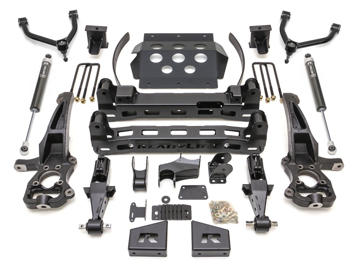 ReadyLift 8" Lift Kit w/Falcon 1.1 Monotube Shocks for 2019-2022 GMC Sierra 1500 44-39805