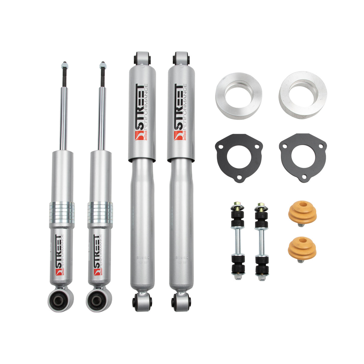 Belltech 2.5" Leveling Kit (Strut Spacers w/Trail Performance Shocks) for 2015-2017 GMC Canyon RWD/4WD