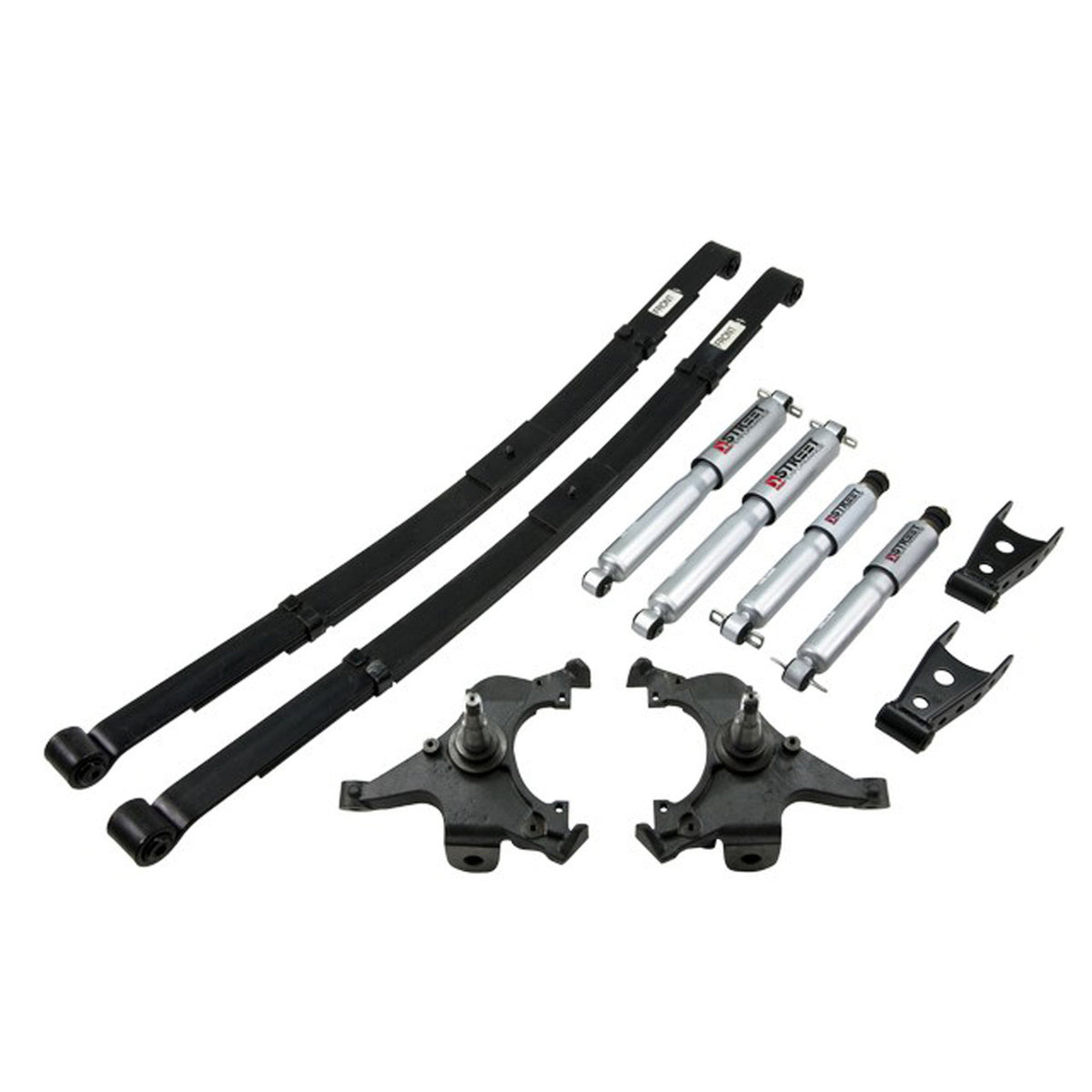 Belltech Lowering Kit w/Street Performance Shocks (2" Front / 4" Rear Drop) for 1992-1999 Chevrolet C1500 Suburban RWD