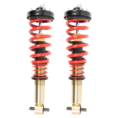 Belltech Performance Coilover Kit w/Height Adjustable Front Coilovers (0-3.5" Front / 4.5" Rear Drop) for 2021-2026 Ford F-150 RWD
