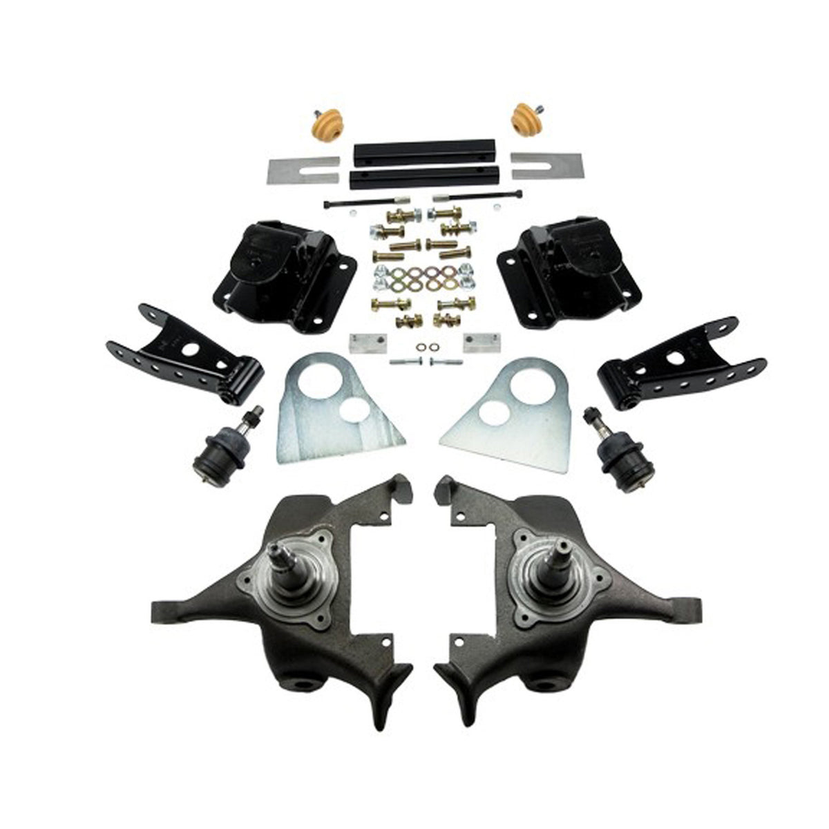 Belltech Lowering Kit w/o Shocks (2" Front / 4" Rear Drop) for 1995-1999 Dodge Ram 1500 Extended Cab Auto Trans RWD