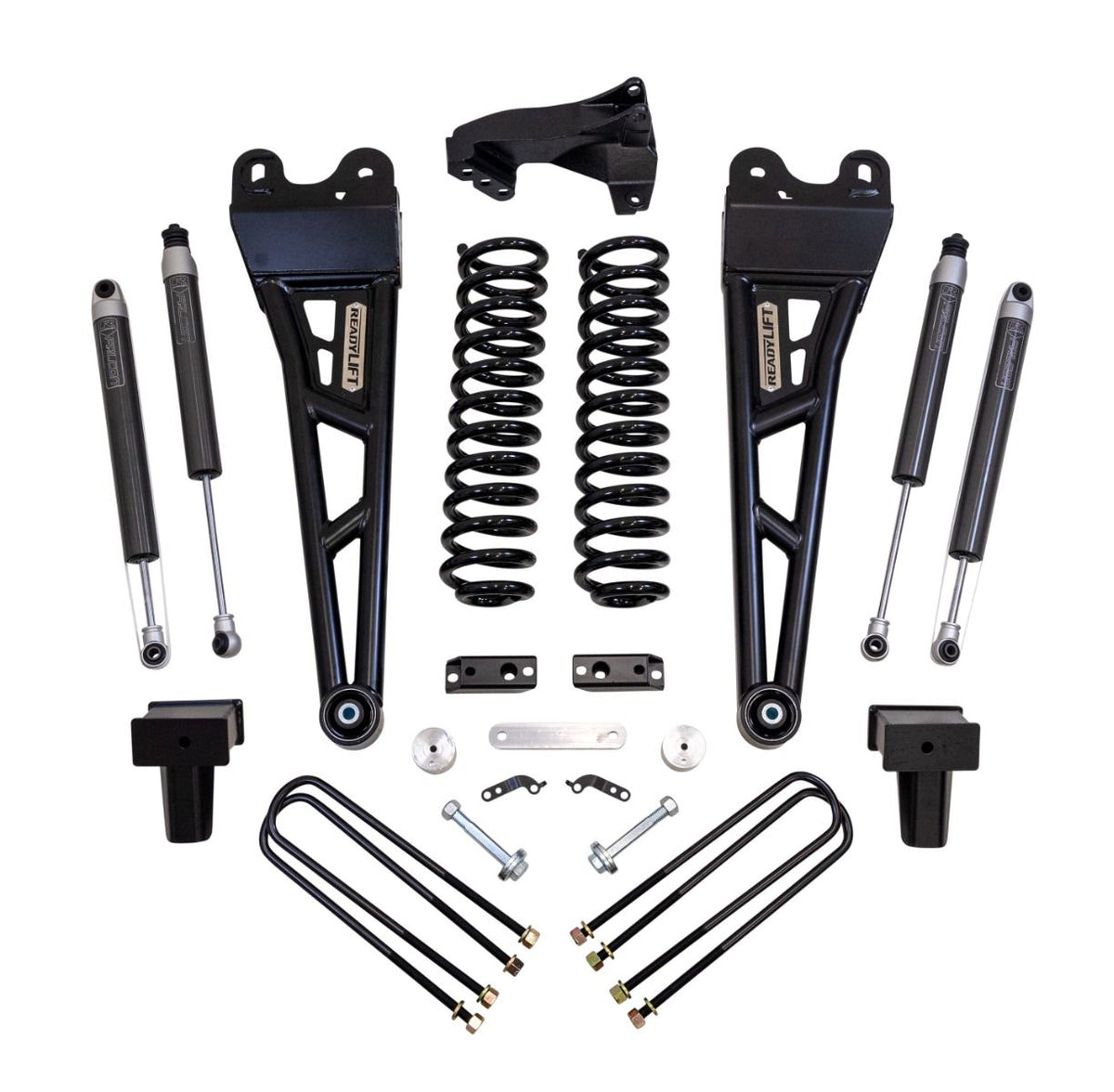 ReadyLift 4" Coil Spring Lift Kit w/Falcon Shocks And Radius Arms for 2017-2022 Ford F-250 Diesel 4WD 49-27421
