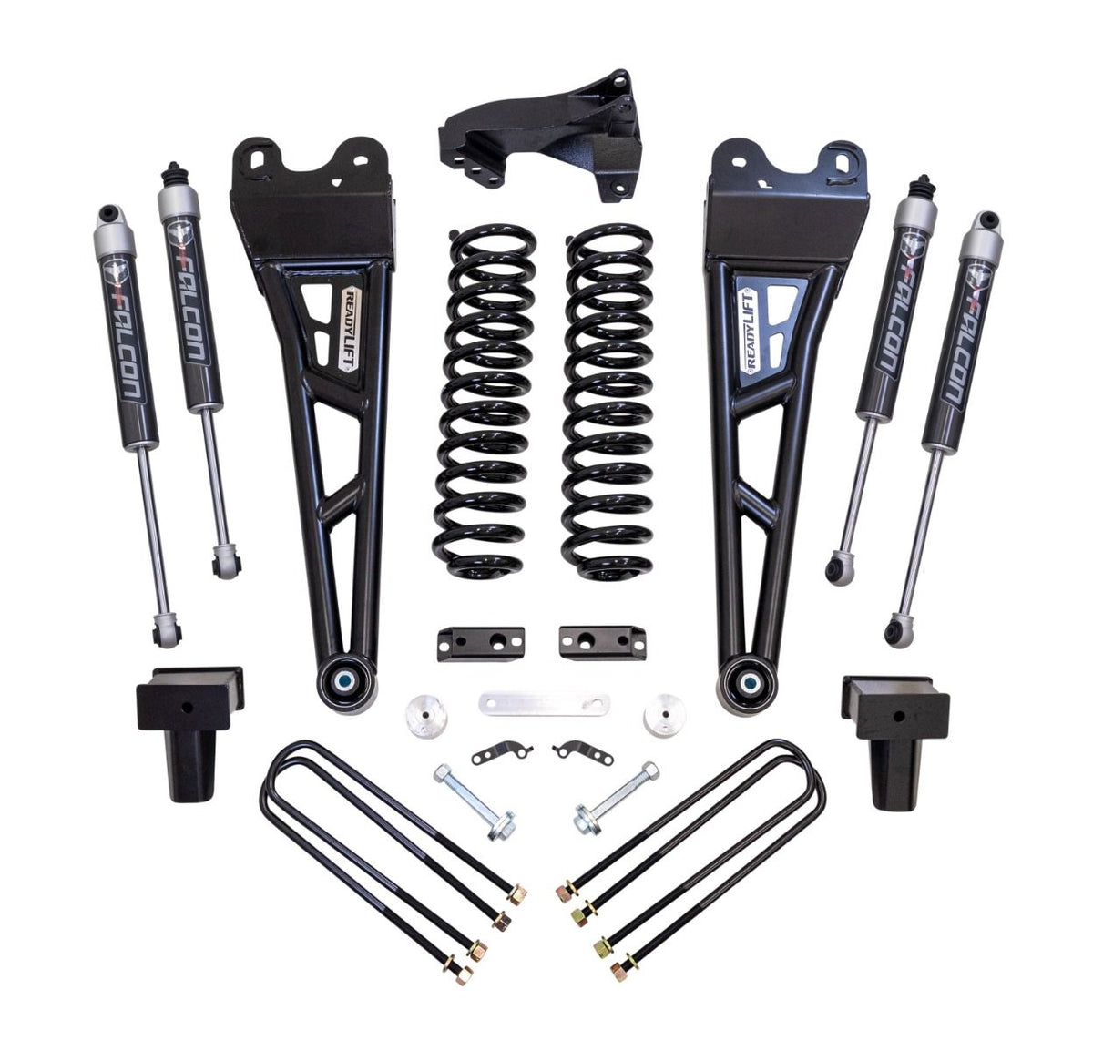 ReadyLift 4" Coil Spring Lift Kit w/Falcon 2.1 Shocks And Radius Arms for 2017-2022 Ford F-350 Diesel 4WD 49-27423
