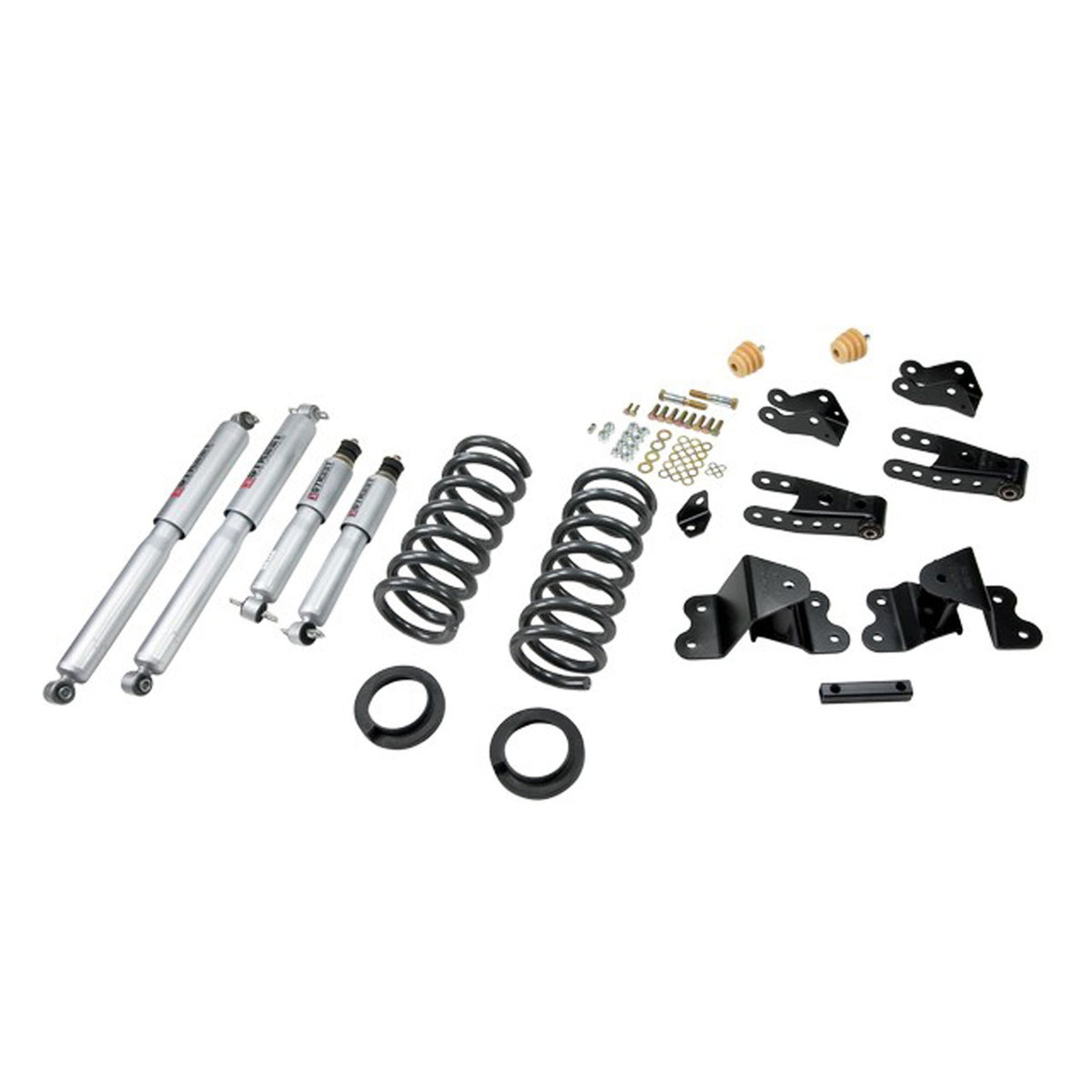 Belltech Lowering Kit w/Street Performance Shocks (2-3" Front / 4" Rear Drop) for 1990-1993 Chevrolet C1500 Standard Cab 454 SS RWD