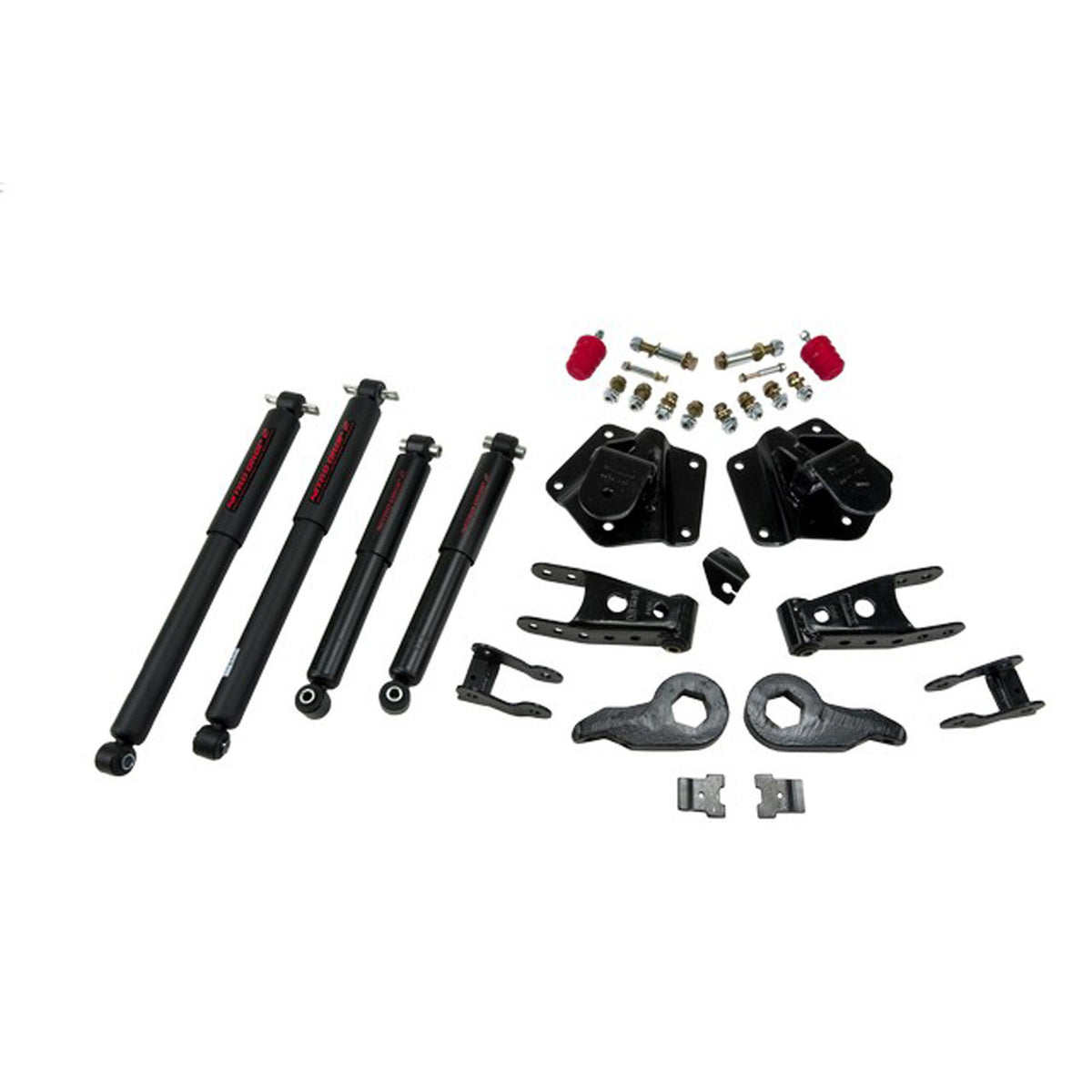 Belltech Lowering Kit w/Nitro Drop 2 Shocks (1" or 3" Front / 4" Rear Drop) for 1995-1999 Chevrolet Tahoe 4WD 4-Door