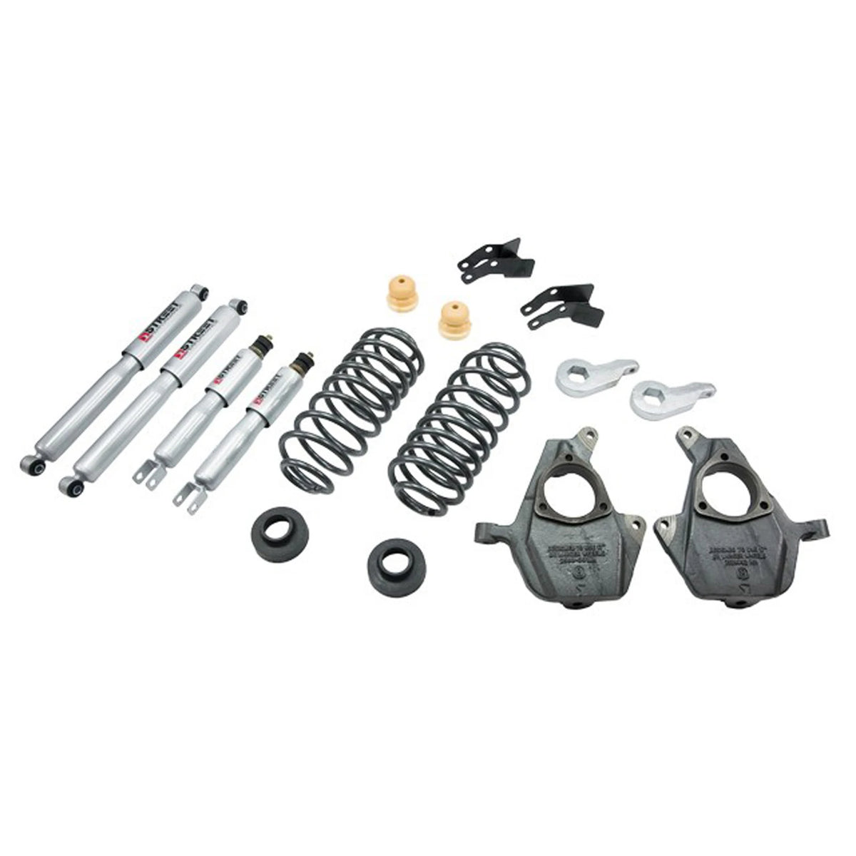 Belltech Lowering Kit w/Street Performance Shocks (3-4" Front / 4-5" Rear Drop) for 2002-2006 Chevrolet Avalanche 1500 RWD w/o Premium Ride