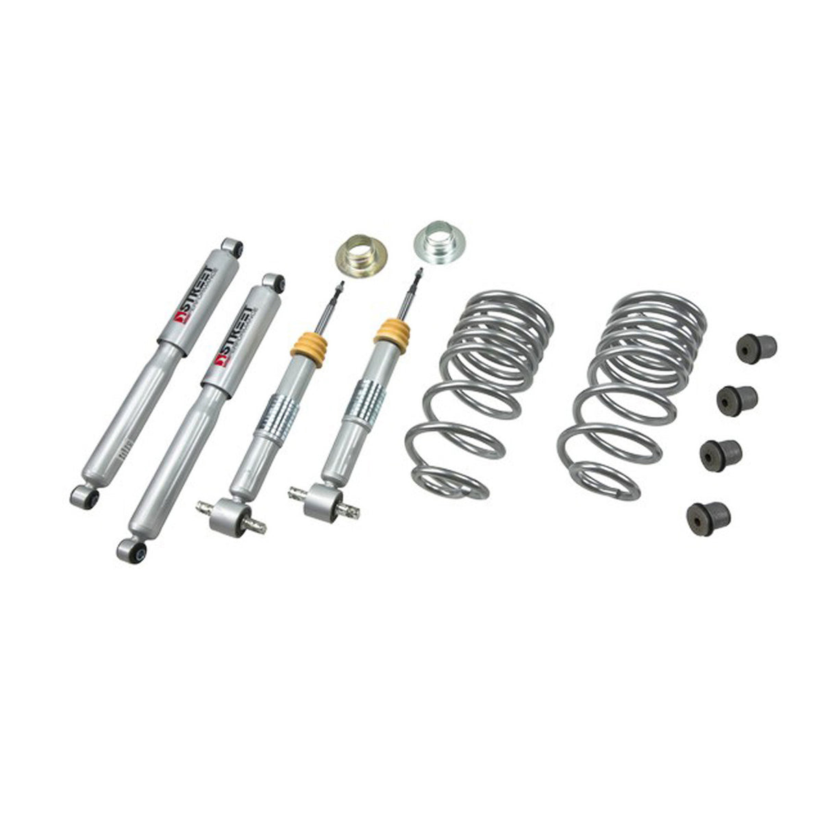 Belltech Lowering Kit w/Street Performance Shocks (+1" to -2" Front / 2" Rear Drop) for 2007-2014 GMC Yukon RWD/AWD/4WD w/o Autoride