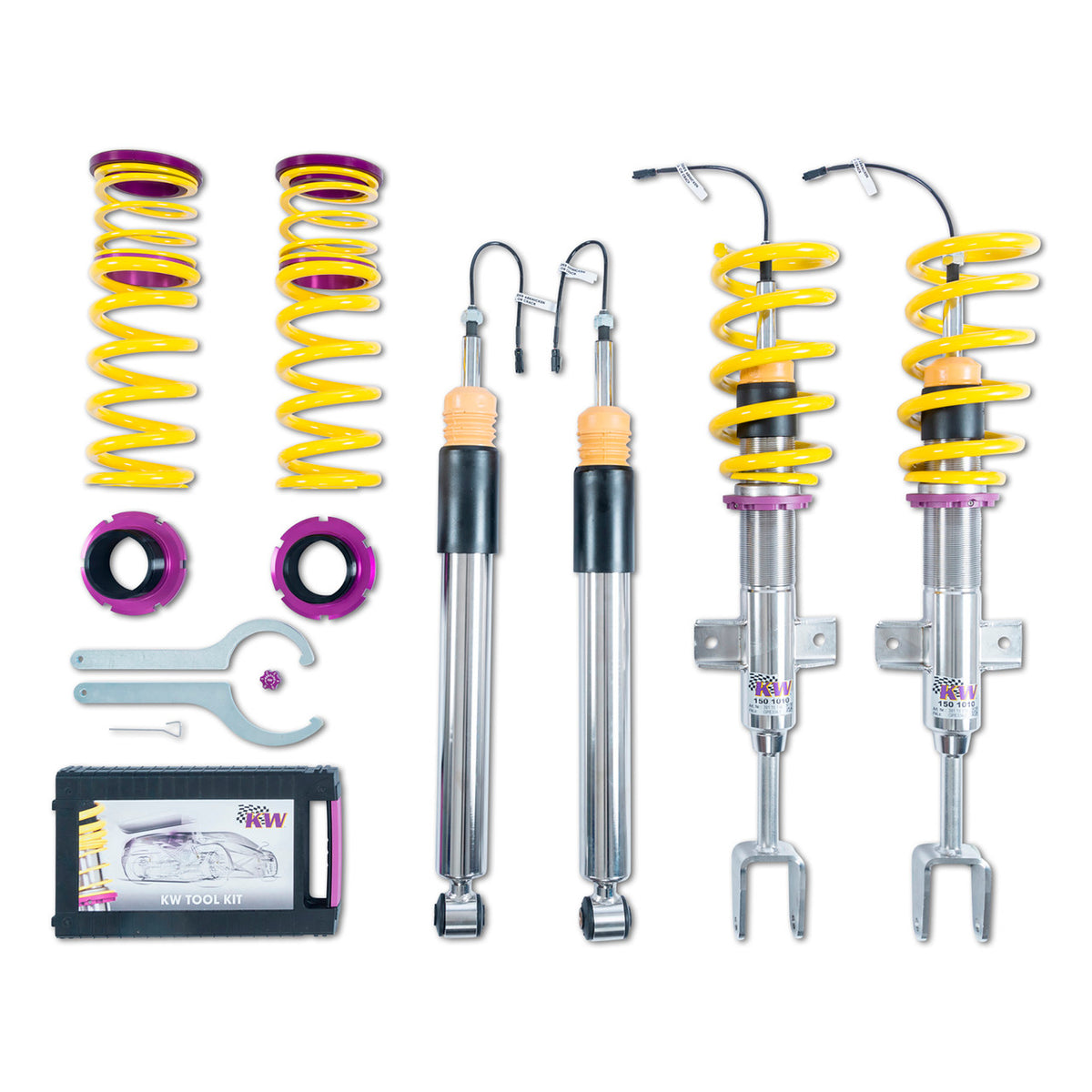 KW Suspension DDC Plug & Play Coilover Kit for 2017-2024 Alfa Romeo Giulia RWD 39015001