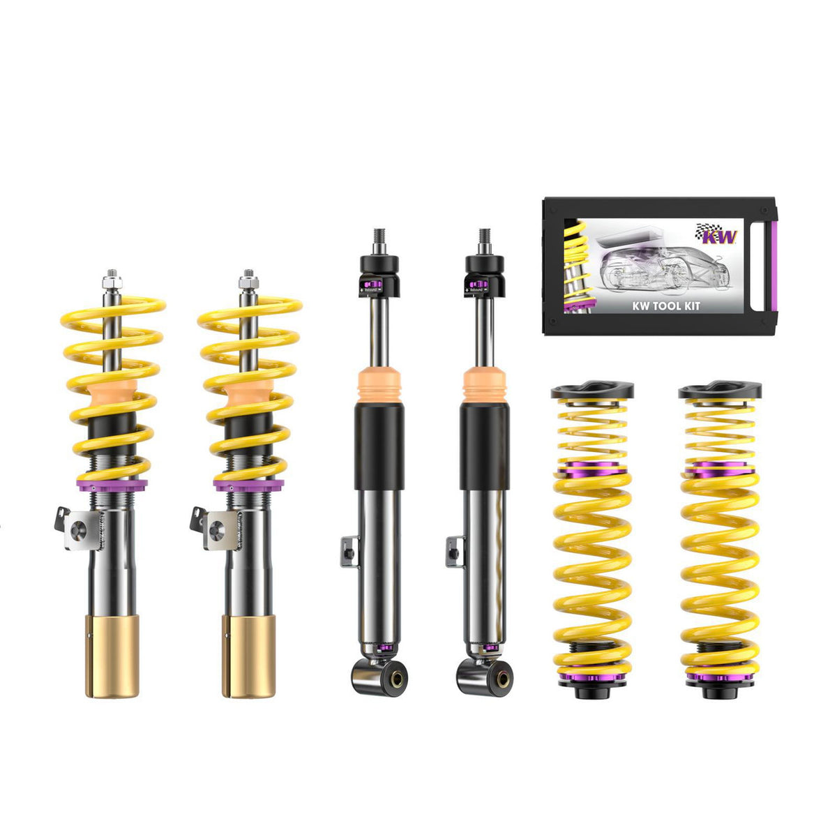 KW Suspension Variant 3 Coilover Kit for 2022-2026 BMW M3 Sedan AWD (G80) (w/ EDC) 352200EQ