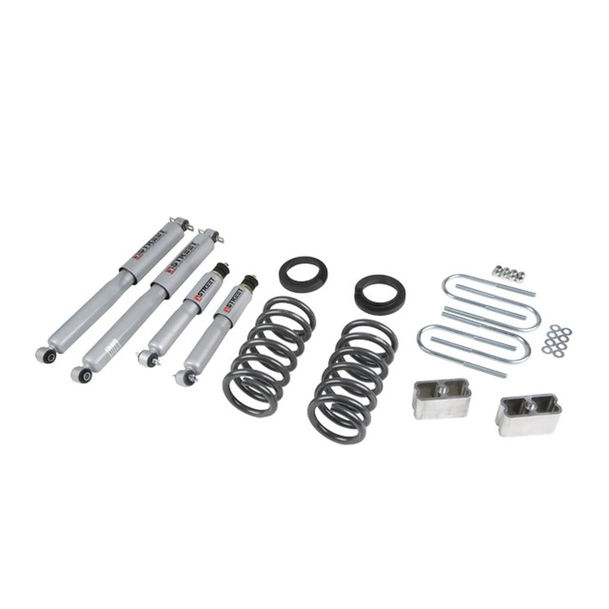 Belltech Lowering Kit w/Street Performance Shocks (3" Rear Drop) for 1983-1991 GMC S15 Jimmy 4-Cyl/6-Cyl RWD