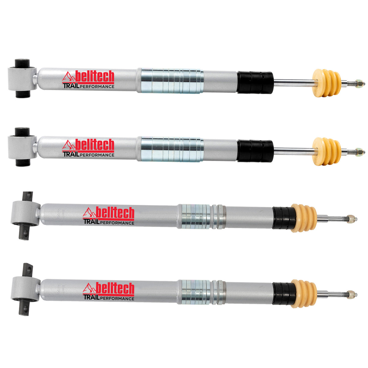 Belltech Trail Performance Shock Set (4-7.5" Front / 4-7.5" Rear Lift) for 2021-2026 Ford Bronco 4WD