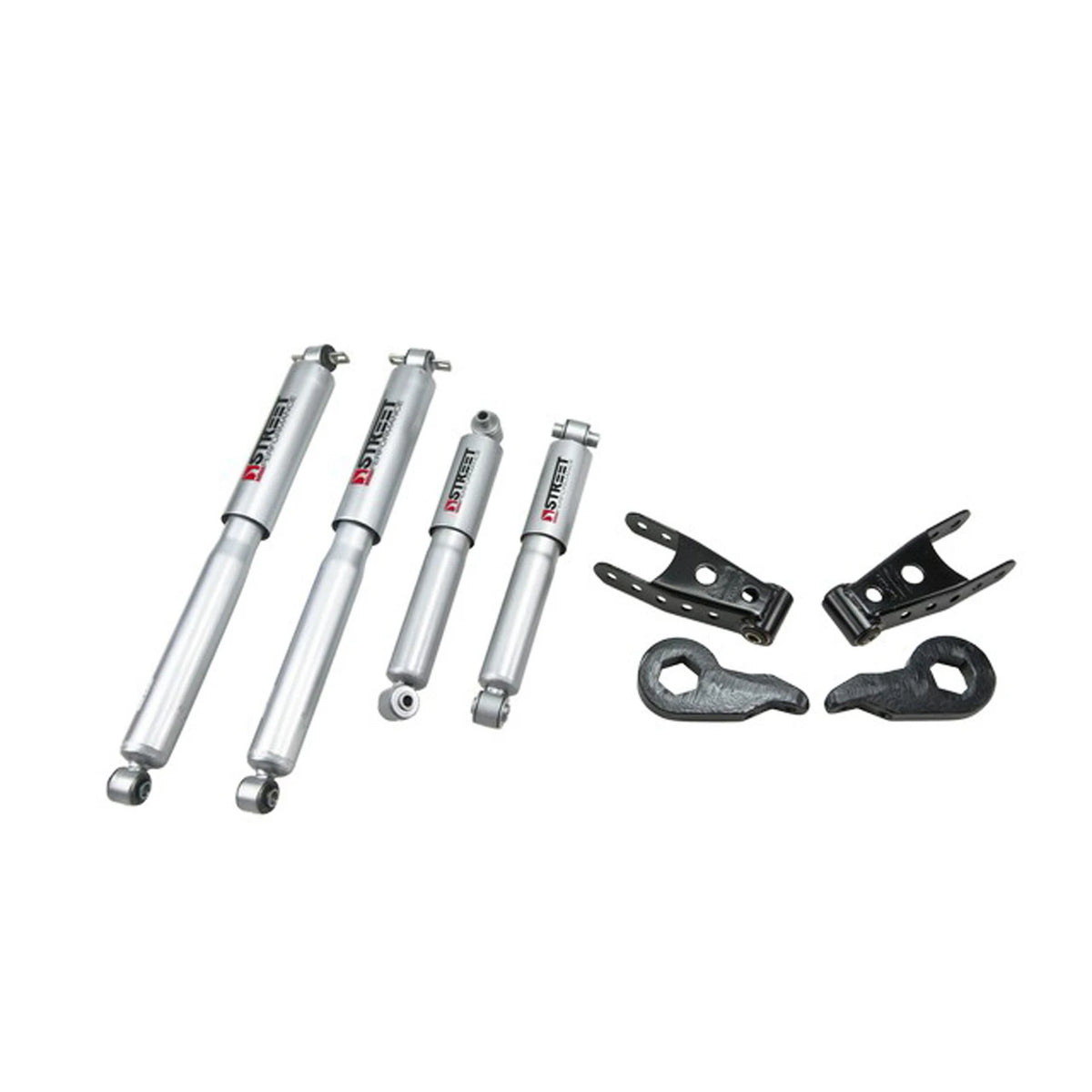 Belltech Lowering Kit w/Street Performance Shocks (1" or 3" Front / 2" Rear Drop) for 1992-1999 Chevrolet K1500 Suburban 4WD
