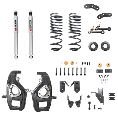 Belltech Lowering Kit w/Street Performance Shocks (2" Front / 3-4" Rear Drop) for 2019-2026 Ram 1500 RWD/4WD