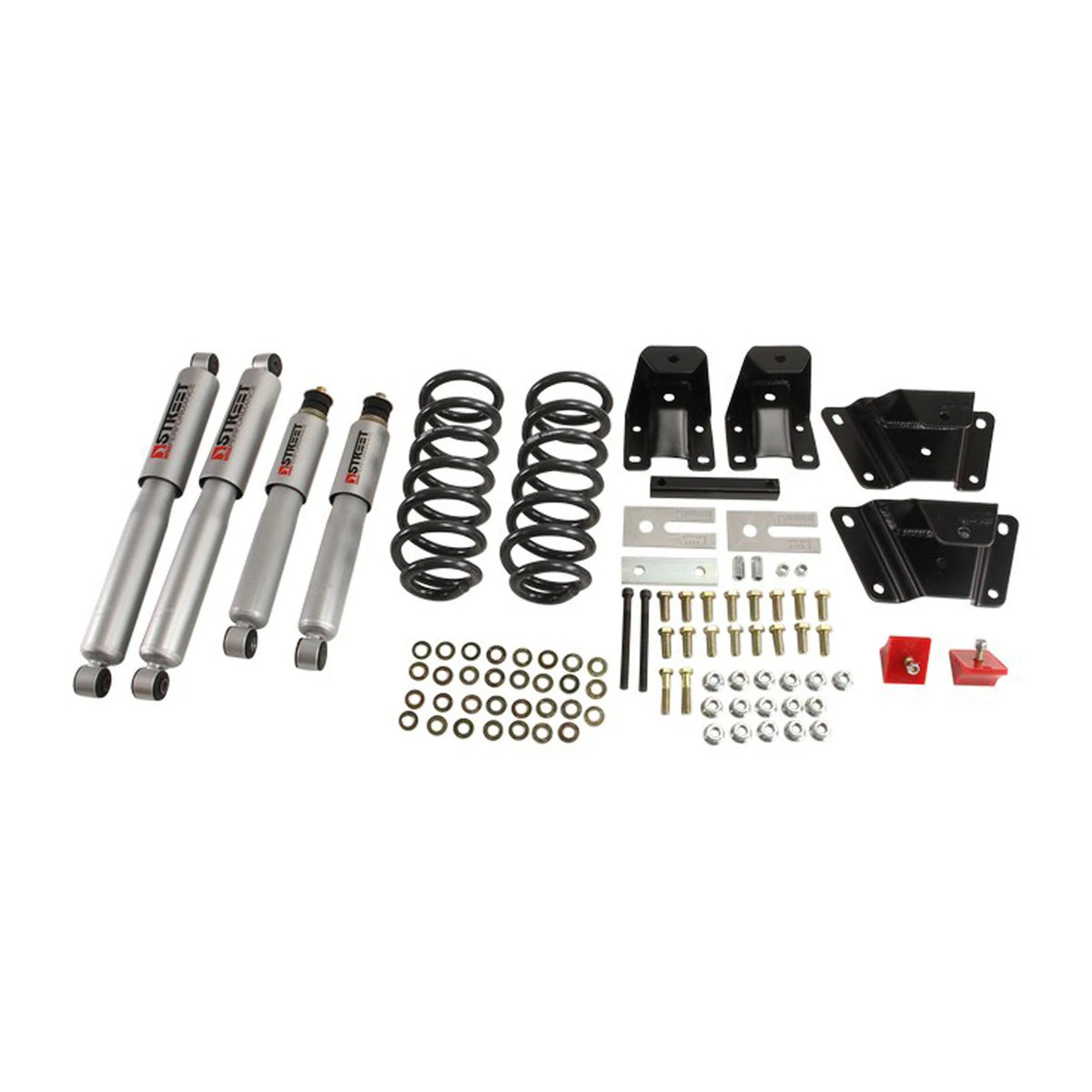 Belltech Lowering Kit w/Street Performance Shocks (2" Front / 4" Rear Drop) for 1989-1997 Ford Ranger Extended Cab RWD