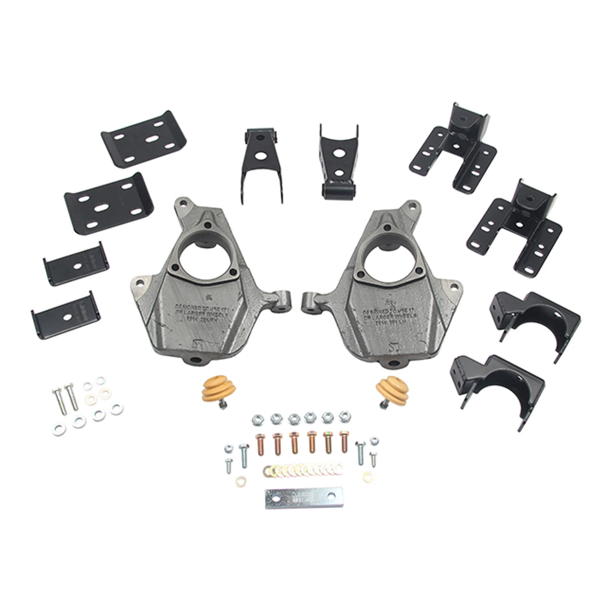 Belltech Lowering Kit w/o Shocks (2" Front / 4" Rear Drop) for 2016.5-2018 Chevrolet Silverado 1500 w/Aluminum/Stamped Control Arms RWD w/o Autoride or Magnetic Ride