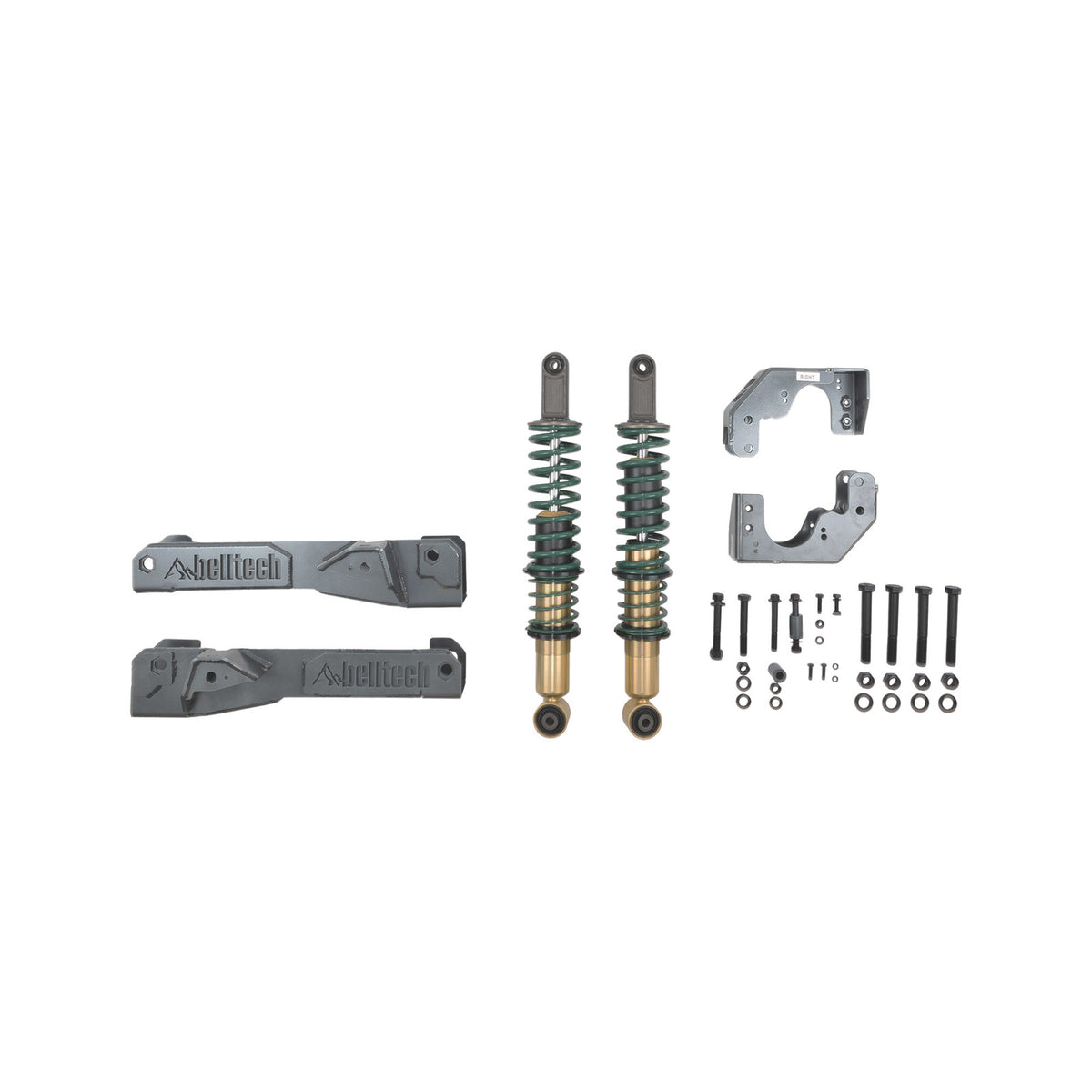 Belltech Coilover Kit (0-2" Adjustable 5200-6000Lbs Axle Rating, Rear) for 2019-2026 Mercedes-Benz Sprinter 2500 AWD/4WD