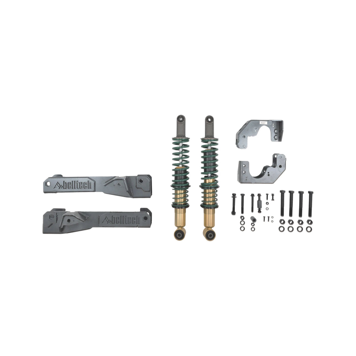 Belltech Coilover Kit (0-2" Adjustable 3600-4400Lbs Axle Rating, Rear) for 2019-2026 Mercedes-Benz Sprinter 2500 AWD/4WD