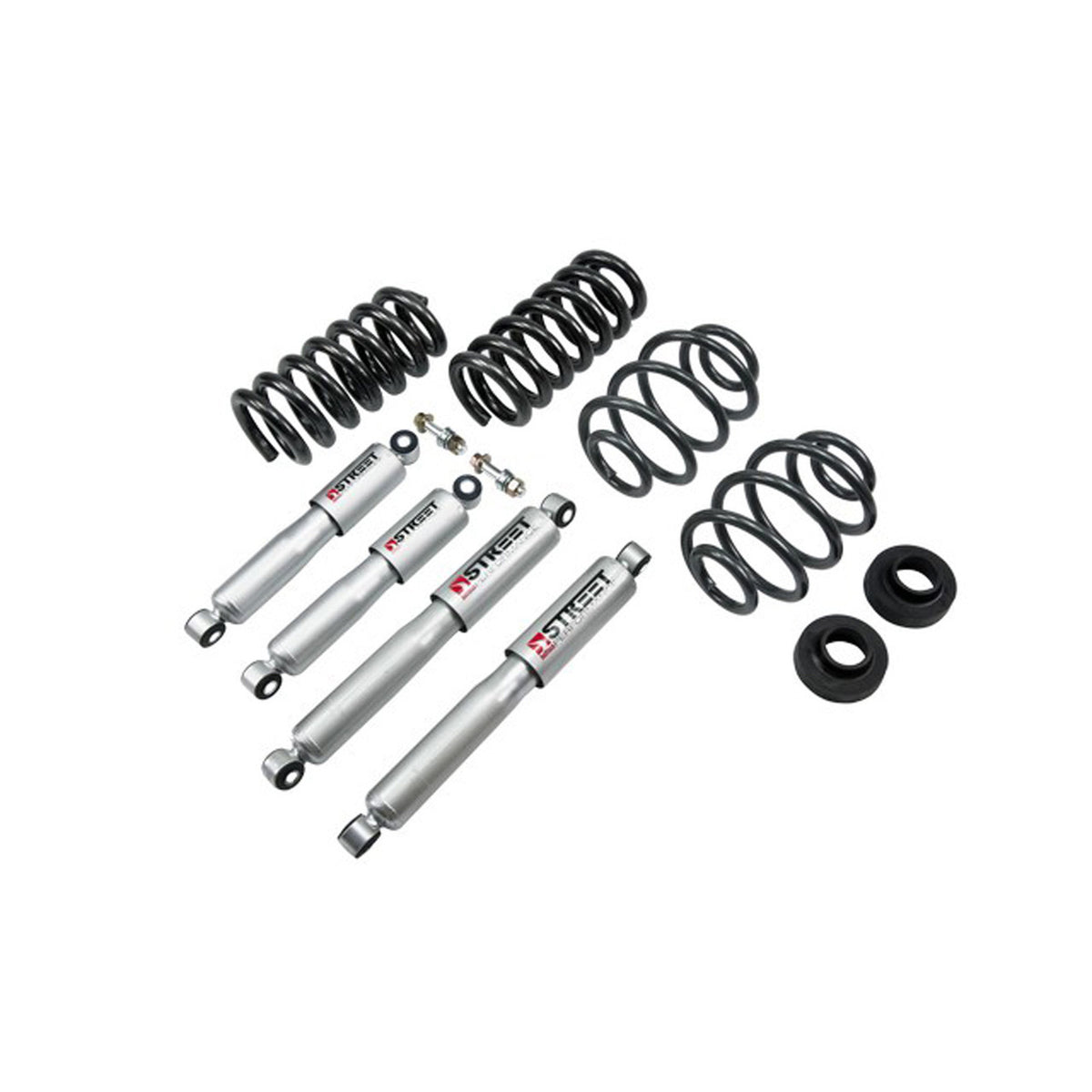 Belltech Lowering Kit w/Street Performance Shocks (2" Front / 3" or 4" Rear Drop) for 1967-1972 GMC C15/C1500 Pickup RWD