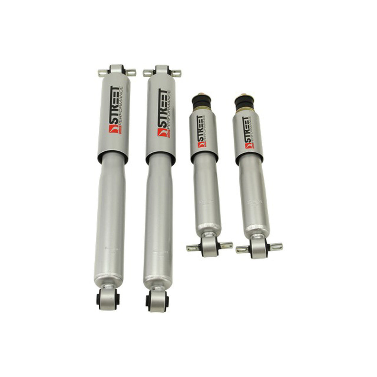 Belltech Street Performance Shock Set (0-2" Front / 0-1" Rear Drop) for 1987-1996 Dodge Dakota Standard Cab/Extended Cab RWD