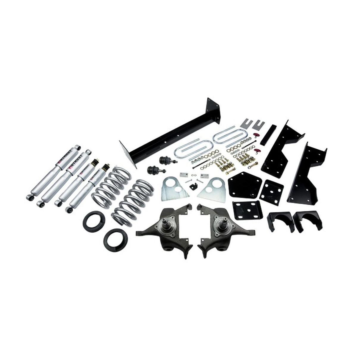 Belltech Lowering Kit w/Street Performance Shocks (4" or 5" Front / 6" Rear Drop) for 1994-1999 Dodge Ram 1500 Standard Cab V8 Auto Trans RWD