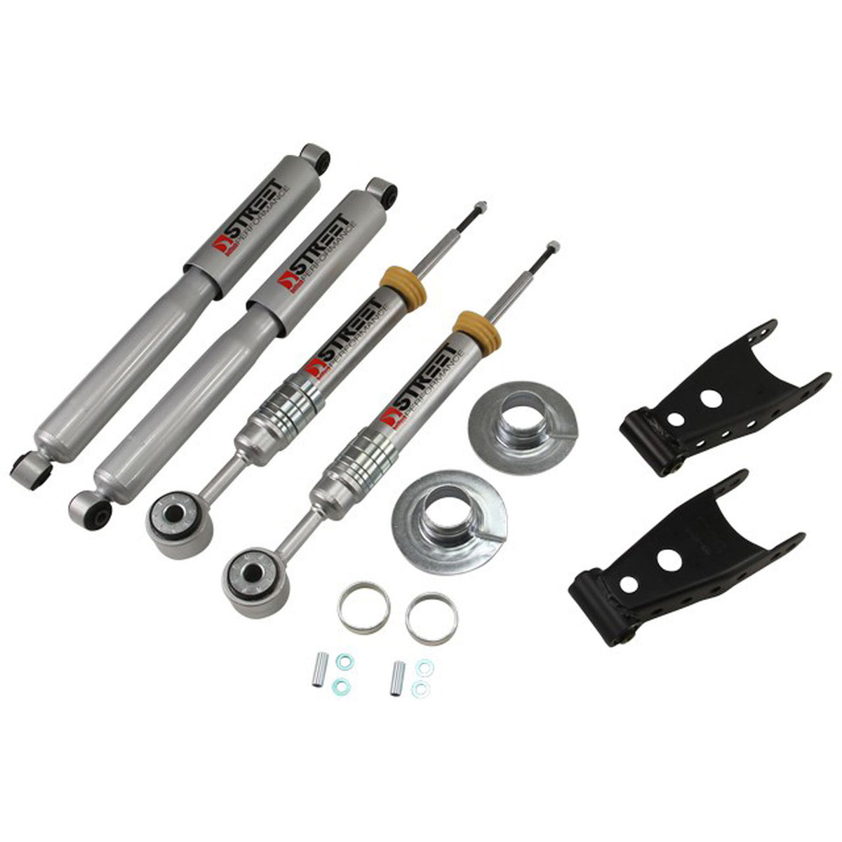 Belltech Lowering Kit w/Street Performance Shocks (+1" to -3" Front / 2" Rear Drop) for 2009-2013 Ford F-150 RWD