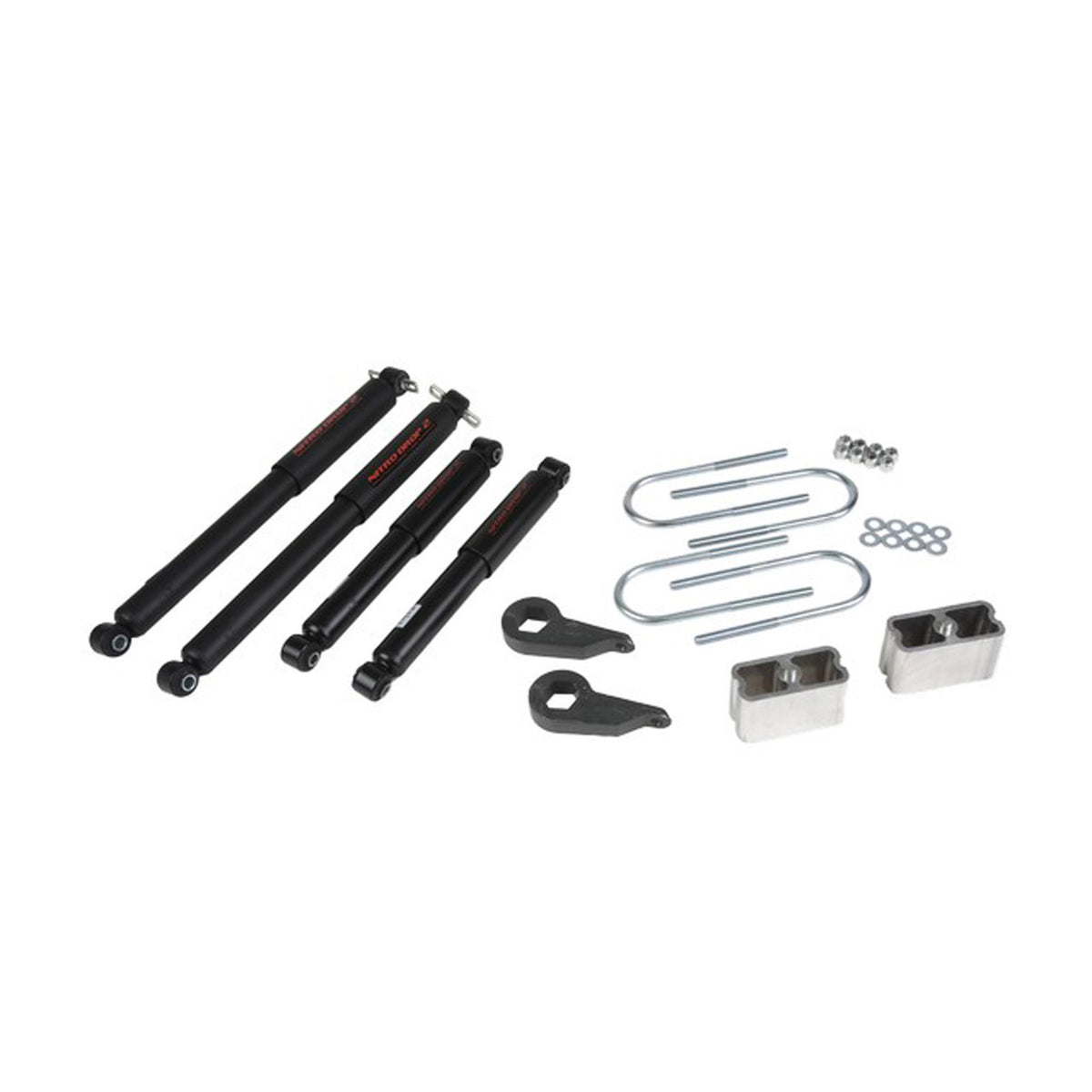 Belltech Lowering Kit w/Nitro Drop 2 Shocks (1-3" Front / 3" Rear Drop) for 1983-1994 Chevrolet S10 Blazer except ZW-7 4WD