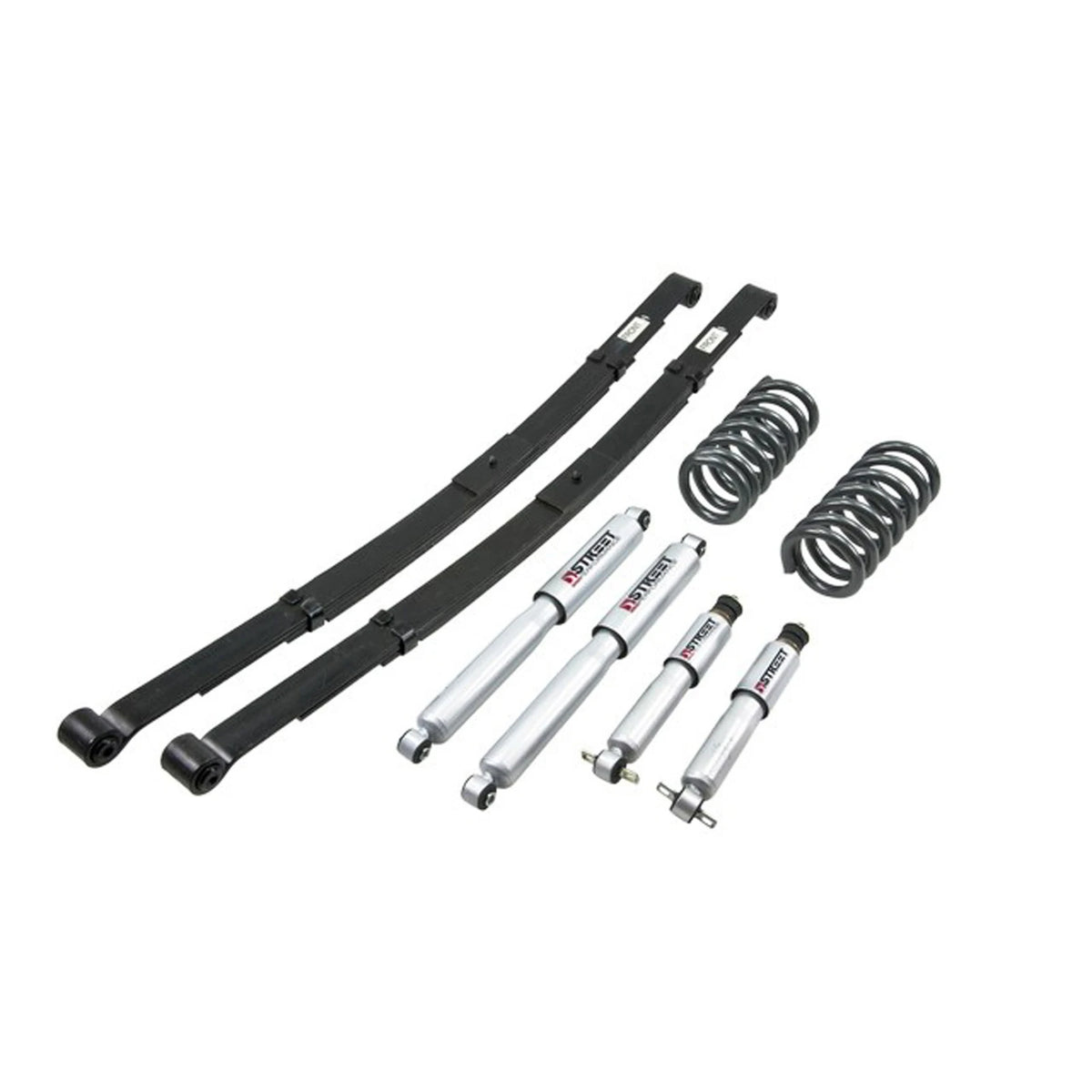 Belltech Lowering Kit w/Street Performance Shocks (2" Front / 2" Rear Drop) for 1999-2003 Dodge Durango RWD