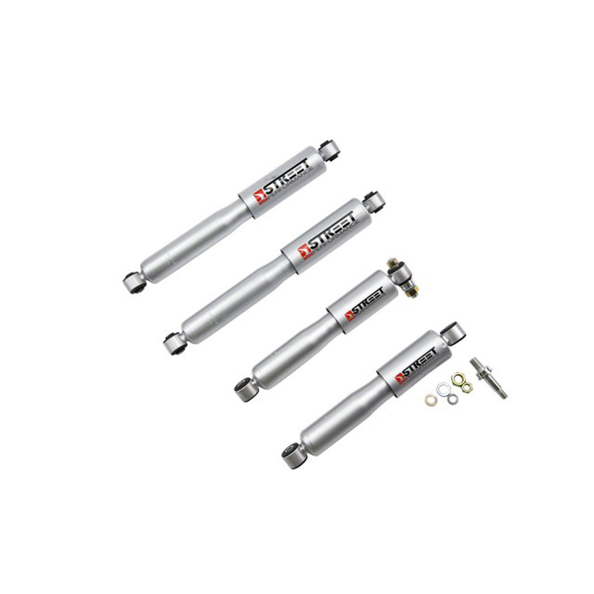 Belltech Street Performance Shock Set (2-4" Front / 2-4" Rear Drop) for 1989-1991 Chevrolet R3500 Crew Cab RWD
