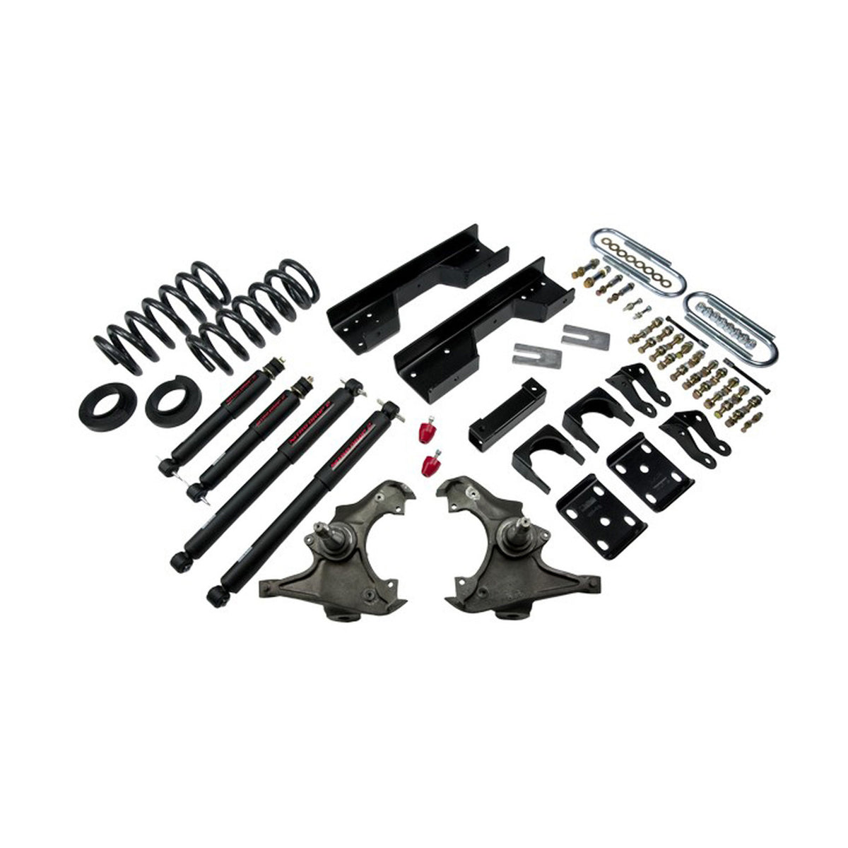 Belltech Lowering Kit w/Nitro Drop 2 Shocks (4-5" Front / 8" Rear Drop) for 1992-1996 Chevrolet C3500 Crew Cab RWD Dually